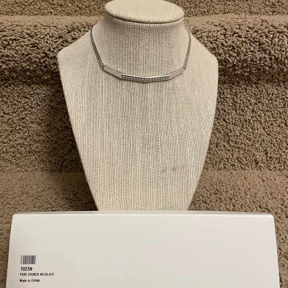 💎Touchstone Crystal pavé neck choker